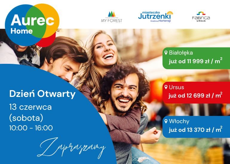 Dzień Otwarty Aurec Home. Odkryj swoje miejsce w Warszawie